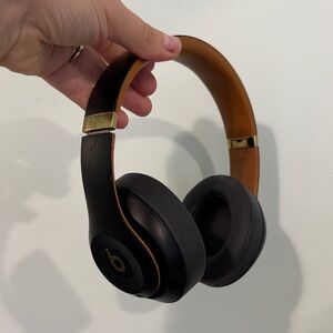 Black and Gold Wireless Headphones